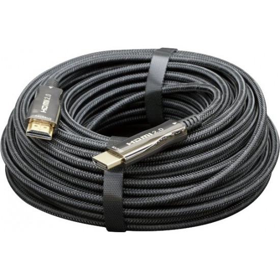 Кабель оптичний Cablexpert HDMI-HDMI 20 м Чорний (CCBP-HDMI-AOC-20M)