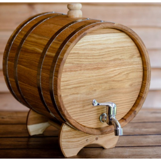 Oak barrel for drinks (jug) 20 l. Oak barrel for drinks (jug) 20 l.