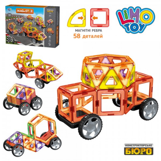 Дитячий конструктор Конструктор LIMO TOY LT3002, 58дет (BAM000844) Дитячий конструктор Конструктор LIMO TOY LT3002, 58дет (BAM000844)