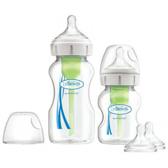 Starter kit Dr. Brown's Options+ Anti-colic 270 ml + 150 ml (WB02600-INTLX) Starter kit Dr. Brown's Options+ Anti-colic 270 ml + 150 ml (WB02600-INTLX)