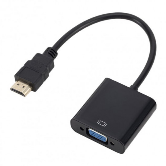 Переходник U&P HDMI - VGA / Audio 0.2 м Black (CC-HTVA-BK) Переходник U&P HDMI - VGA / Audio 0.2 м Black (CC-HTVA-BK)