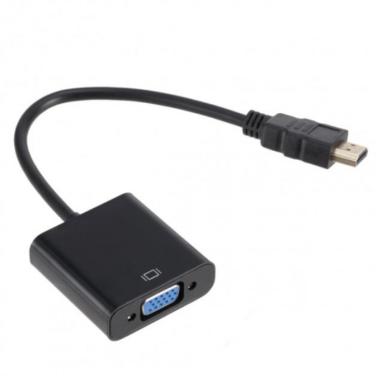 Переходник U&P HDMI - VGA / Audio 0.2 м Black (CC-HTVA-BK) Переходник U&P HDMI - VGA / Audio 0.2 м Black (CC-HTVA-BK)