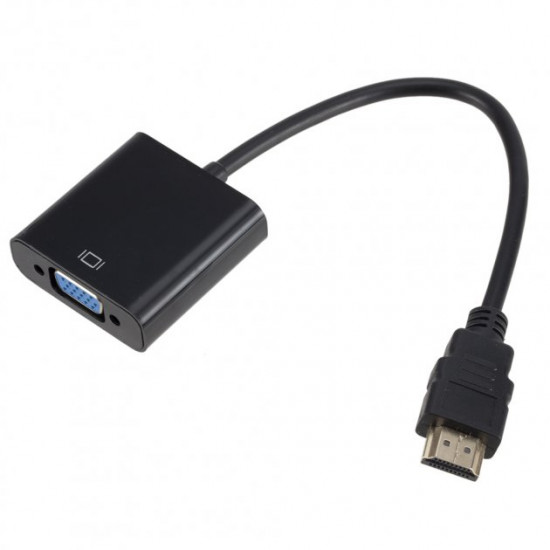 Переходник U&P HDMI - VGA / Audio 0.2 м Black (CC-HTVA-BK) Переходник U&P HDMI - VGA / Audio 0.2 м Black (CC-HTVA-BK)