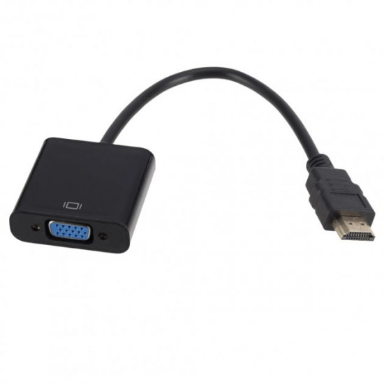 Переходник U&P HDMI - VGA / Audio 0.2 м Black (CC-HTVA-BK) Переходник U&P HDMI - VGA / Audio 0.2 м Black (CC-HTVA-BK)