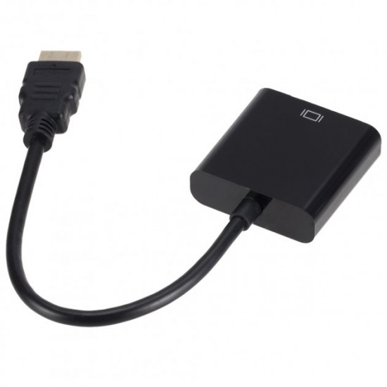 Переходник U&P HDMI - VGA / Audio 0.2 м Black (CC-HTVA-BK) Переходник U&P HDMI - VGA / Audio 0.2 м Black (CC-HTVA-BK)