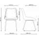 Chair Nowy Styl NICOLE ordf CFS ANTR (BOX-1) SORO-93 Chair Nowy Styl NICOLE ordf CFS ANTR (BOX-1) SORO-93