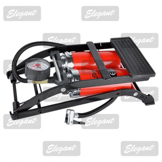 Насос ножной Elegant Maxi 100 335 усиленный двухцилиндровый Насос ножной Elegant Maxi 100 335 усиленный двухцилиндровый