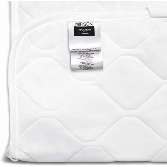 Наматрасник MirSon Стандарт Natural Line Wollen 956 80х160 (2200000834522) Наматрасник MirSon Стандарт Natural Line Wollen 956 80х160 (2200000834522)
