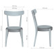 Dining chair for kitchen, cafe, bar Pecorino bleached beech wood/graphite fabric AMF Dining chair for kitchen, cafe, bar Pecorino bleached beech wood/graphite fabric AMF