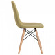 Dining chair for kitchen, cafe, bar Lorenzo beech wood/fabric light olive AMF Dining chair for kitchen, cafe, bar Lorenzo beech wood/fabric light olive AMF