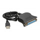 Adapter cable - USB adapter - LPT parallel port Adapter cable - USB adapter - LPT parallel port