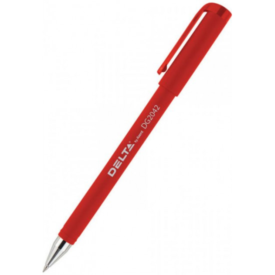 Set of gel pens 12 pcs Axent Delta 0.7 mm Red (DG2042-06) Set of gel pens 12 pcs Axent Delta 0.7 mm Red (DG2042-06)