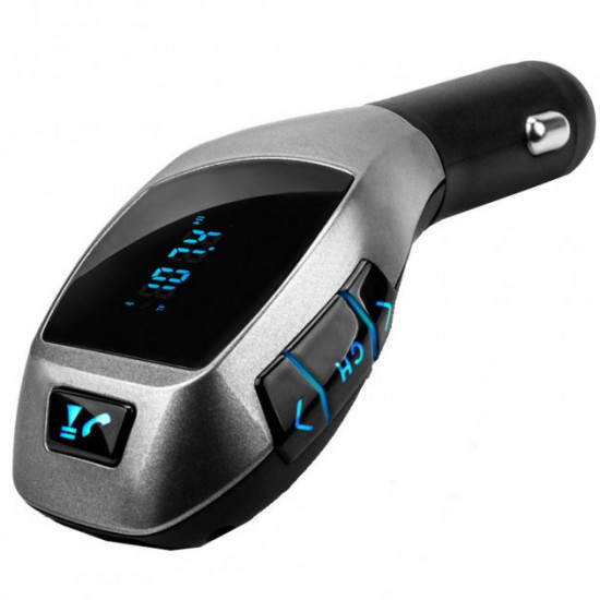 FM-трансмиттер RIAS X5 Bluetooth Black (2_005590) FM-трансмиттер RIAS X5 Bluetooth Black (2_005590)