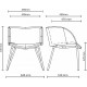 Chair Nowy Styl LION ordf WHITE (BOX) SORO-93 Chair Nowy Styl LION ordf WHITE (BOX) SORO-93