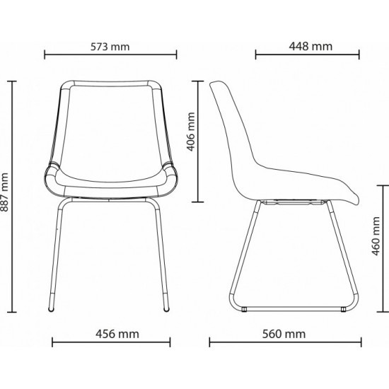 Chair Nowy Styl NICOLE ordf CFS BLACK (BOX-1) ECO-07 Chair Nowy Styl NICOLE ordf CFS BLACK (BOX-1) ECO-07