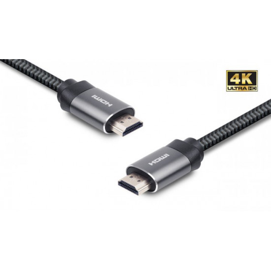 Cable Real-El HDMI ver. 2.0 Premium MM 2 m Silver (EL123500046) Cable Real-El HDMI ver. 2.0 Premium MM 2 m Silver (EL123500046)