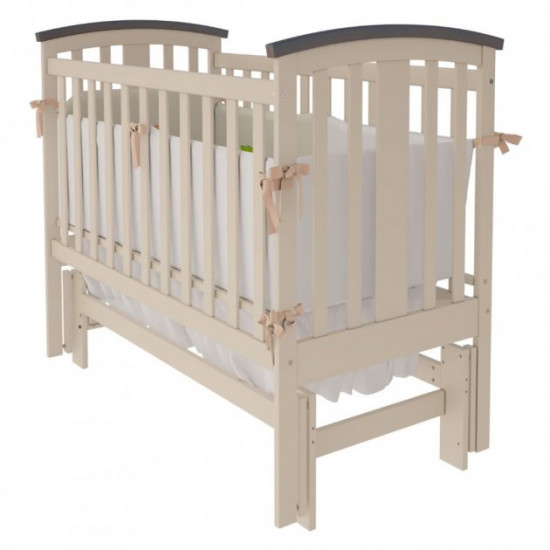 Baby crib made of wood 60*120 Mia Woodman ivory Baby crib made of wood 60*120 Mia Woodman ivory