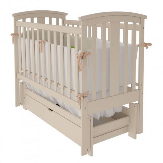 Wooden crib with drawer 60*120 Mia Woodman ivory Wooden crib with drawer 60*120 Mia Woodman ivory