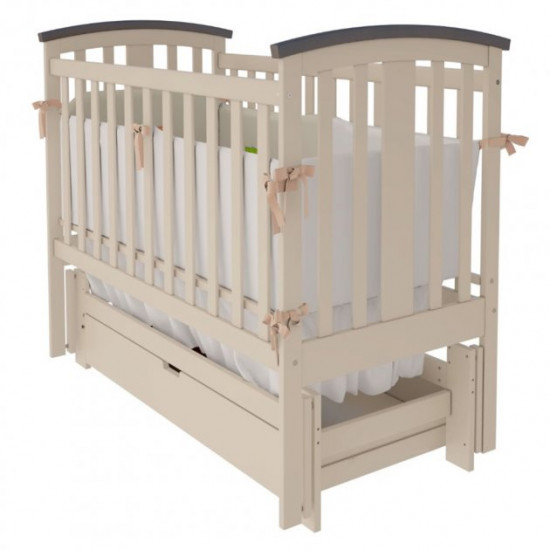 Wooden crib with drawer 60*120 Mia Woodman ivory Wooden crib with drawer 60*120 Mia Woodman ivory