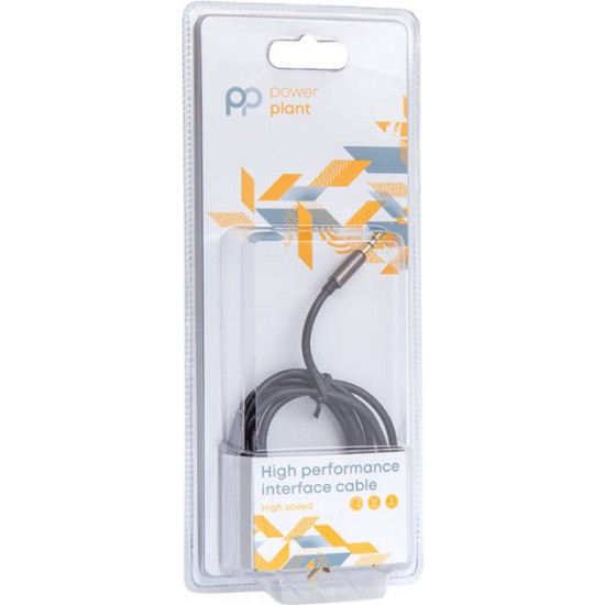 Audio cable PowerPlant 3.5mm Stereo Plug - 2 x RCA 1 m Black (CA912834) Audio cable PowerPlant 3.5mm Stereo Plug - 2 x RCA 1 m Black (CA912834)