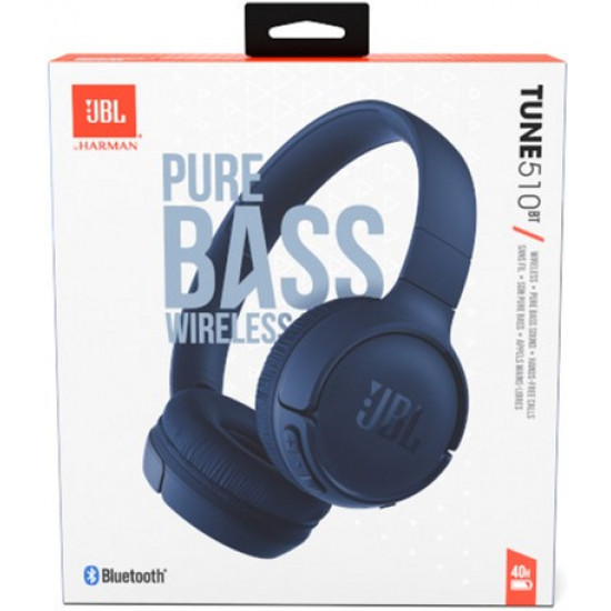  Наушники JBL TUNE 510 BT Blue (JBLT510BTBLUEU)