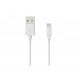  Кабель Grand-X USB - Lightning 1 м White (PL01W)