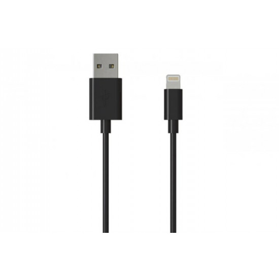  Кабель Grand-X USB - Lightning 1 м Black (PL01B)