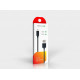  Кабель Grand-X USB - Lightning 1 м Black (PL01B)