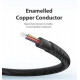 Cable Vention Audio 3.5 mm M - 3.5 mm F, 1m, Black (BHBBF)