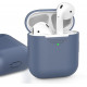 Классический Силиконовый чехол AhaStyle для Apple AirPods Navy blue (AHA-01020-NBL) Классический Силиконовый чехол AhaStyle для Apple AirPods Navy blue (AHA-01020-NBL)