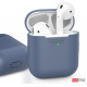 Классический Силиконовый чехол AhaStyle для Apple AirPods Navy blue (AHA-01020-NBL) Классический Силиконовый чехол AhaStyle для Apple AirPods Navy blue (AHA-01020-NBL)