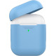 Силіконовий чохол AhaStyle дуо для Apple AirPods Blue (AHA-02020-SBL) Силіконовий чохол AhaStyle дуо для Apple AirPods Blue (AHA-02020-SBL)