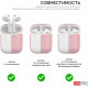 Силіконовий чохол AhaStyle дуо для Apple AirPods Pink (AHA-02020-PNK) Силіконовий чохол AhaStyle дуо для Apple AirPods Pink (AHA-02020-PNK)