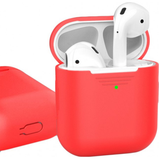 Classic Silicone Case AhaStyle for Apple AirPods Red (AHA-01020-RED) Classic Silicone Case AhaStyle for Apple AirPods Red (AHA-01020-RED)