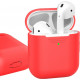 Classic Silicone Case AhaStyle for Apple AirPods Red (AHA-01020-RED) Classic Silicone Case AhaStyle for Apple AirPods Red (AHA-01020-RED)