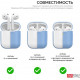 Силіконовий чохол AhaStyle дуо для Apple AirPods Blue (AHA-02020-SBL) Силіконовий чохол AhaStyle дуо для Apple AirPods Blue (AHA-02020-SBL)
