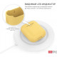  Силиконовый чехол AhaStyle дуо для Apple AirPods Yellow (AHA-02020-YLW)