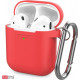 AhaStyle Classic Silicone Case with Carabiner for Apple AirPods Red (AHA-01060-RED) AhaStyle Classic Silicone Case with Carabiner for Apple AirPods Red (AHA-01060-RED)