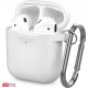  Классический Силиконовый чехол AhaStyle с карабином для Apple AirPods White (AHA-01060-WHT)