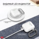  Классический Силиконовый чехол AhaStyle с карабином для Apple AirPods White (AHA-01060-WHT)