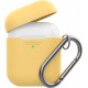 Силіконовий чохол AhaStyle дуо з карабіном для Apple AirPods Yellow (AHA-02060-YLW) Силіконовий чохол AhaStyle дуо з карабіном для Apple AirPods Yellow (AHA-02060-YLW)