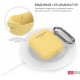 Силіконовий чохол AhaStyle дуо з карабіном для Apple AirPods Yellow (AHA-02060-YLW) Силіконовий чохол AhaStyle дуо з карабіном для Apple AirPods Yellow (AHA-02060-YLW)