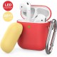 Two-color AhaStyle Silicone case with carabiner for Apple AirPods Red yellow (AHA-01460-RRY) Two-color AhaStyle Silicone case with carabiner for Apple AirPods Red yellow (AHA-01460-RRY)