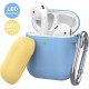 Two-color AhaStyle Silicone case with carabiner for Apple AirPods Blue yellow (AHA-01460-SSY) Two-color AhaStyle Silicone case with carabiner for Apple AirPods Blue yellow (AHA-01460-SSY)