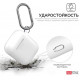 Силиконовый чехол AhaStyle дуо с карабином для Apple AirPods White (AHA-02060-WHT) Силиконовый чехол AhaStyle дуо с карабином для Apple AirPods White (AHA-02060-WHT)