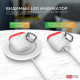 Two-color AhaStyle Silicone case with carabiner for Apple AirPods White red (AHA-01460-WWR) Two-color AhaStyle Silicone case with carabiner for Apple AirPods White red (AHA-01460-WWR)