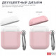 Two-color AhaStyle Silicone case with carabiner for Apple AirPods Pink white (AHA-01460-PPW) Two-color AhaStyle Silicone case with carabiner for Apple AirPods Pink white (AHA-01460-PPW)