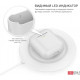 Силіконовий чохол AhaStyle дуо для Apple AirPods White (AHA-02020-WHT) Силіконовий чохол AhaStyle дуо для Apple AirPods White (AHA-02020-WHT)