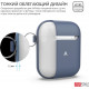 Silicone case AhaStyle duo with carabiner for Apple AirPods Navy blue (AHA-02060-NBL) Silicone case AhaStyle duo with carabiner for Apple AirPods Navy blue (AHA-02060-NBL)