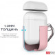 Two-color AhaStyle Silicone case with carabiner for Apple AirPods Pink white (AHA-01460-PPW) Two-color AhaStyle Silicone case with carabiner for Apple AirPods Pink white (AHA-01460-PPW)